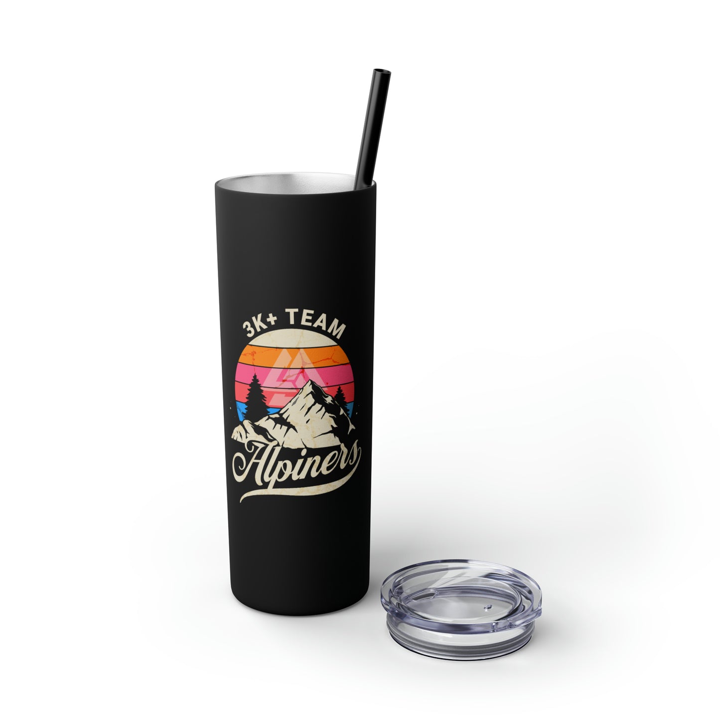 3K team collection - Skinny Tumbler with Straw