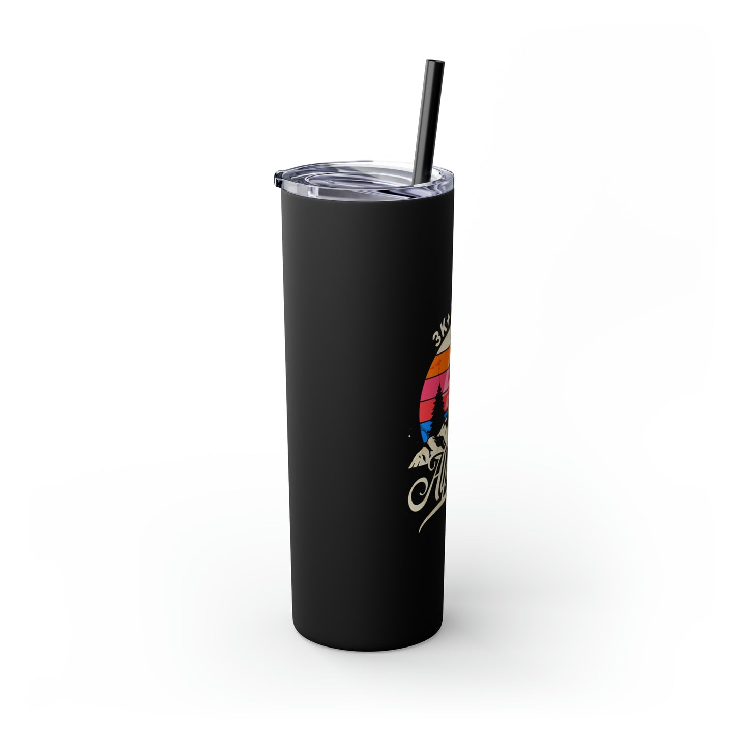 3K team collection - Skinny Tumbler with Straw