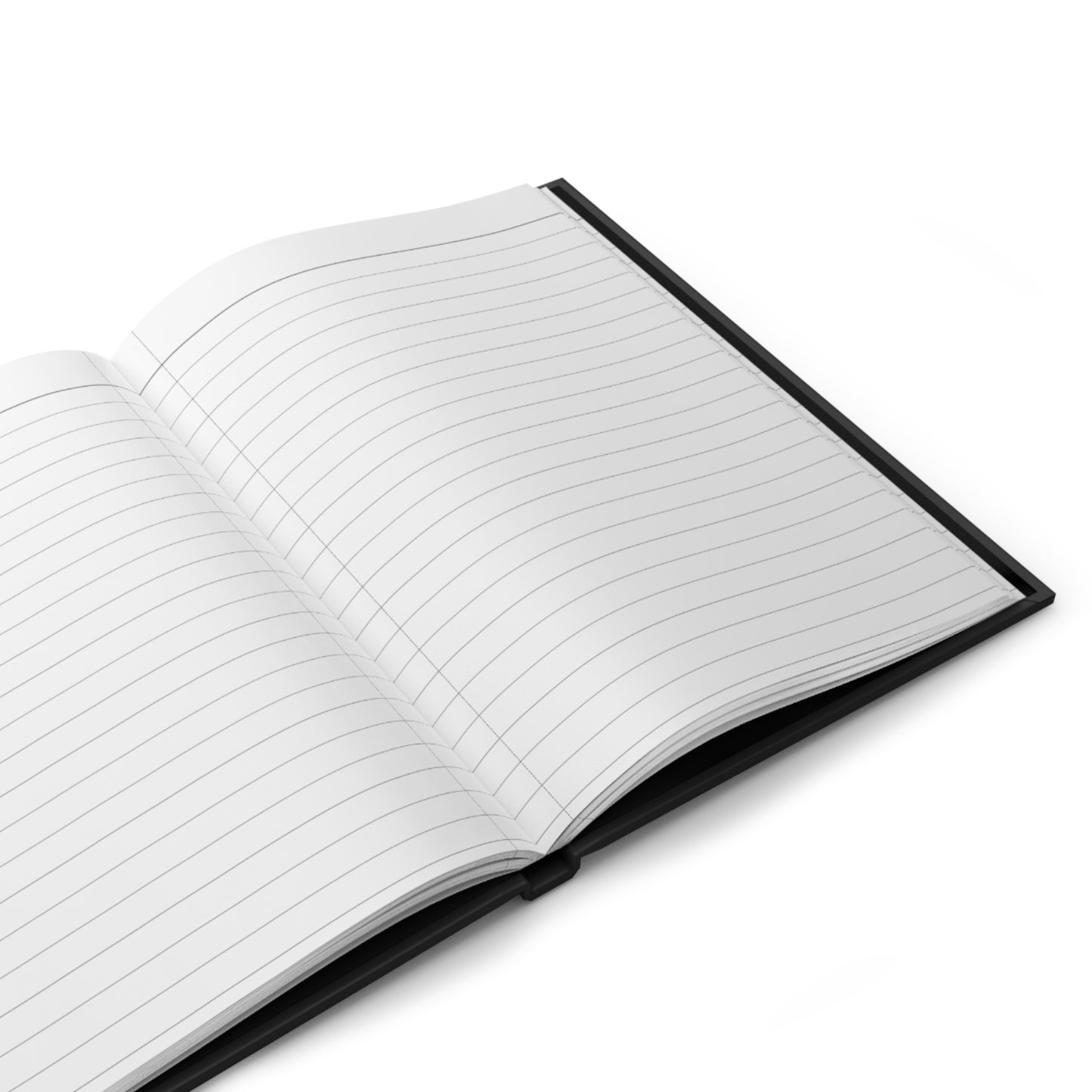 Sleek Black Hardcover Journal | Minimalist Design, Notebook, Diary, Gift for Students, Writers, Creative Minds