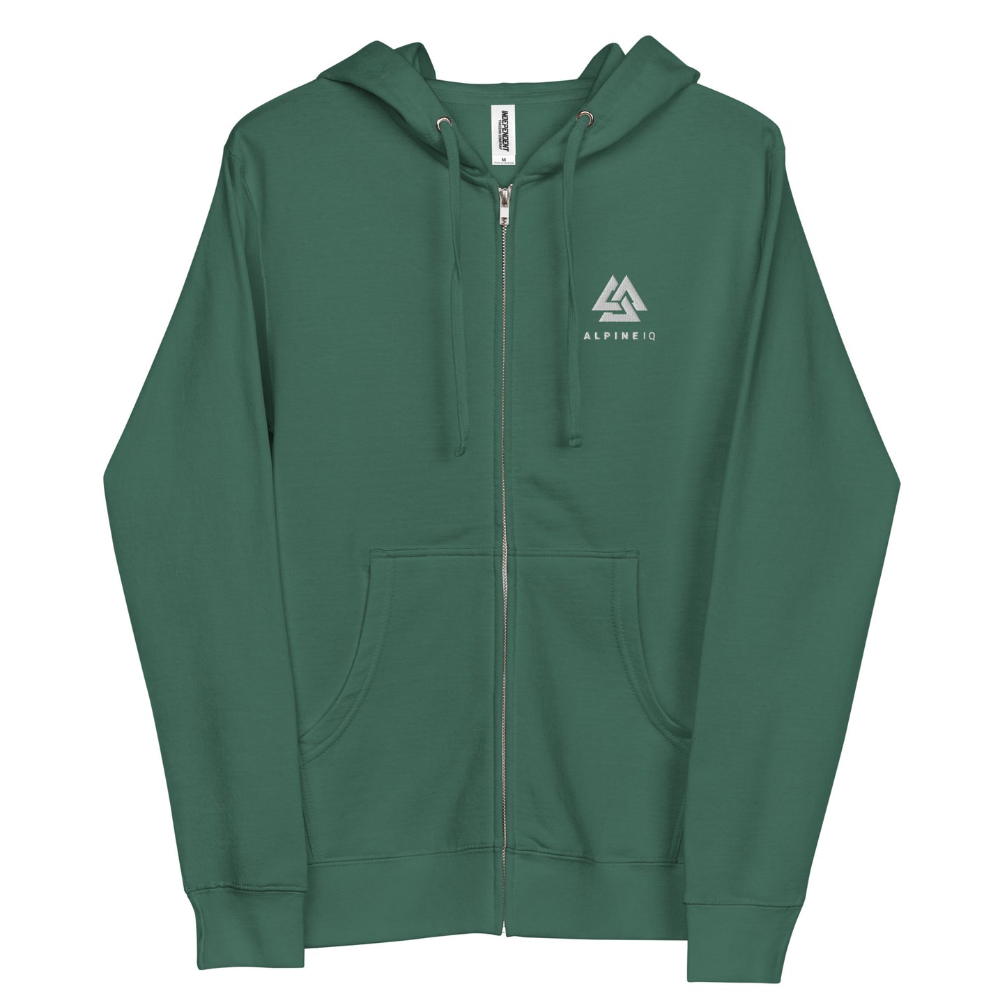 Alpine IQ fleece zip up hoodie - Alpine Green