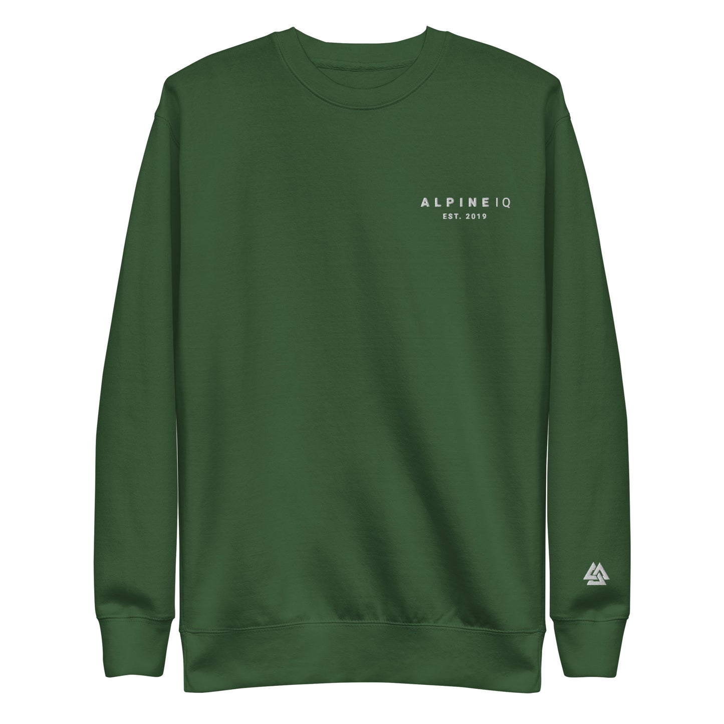 Alpine IQ Dark Embroidered Crew Neck