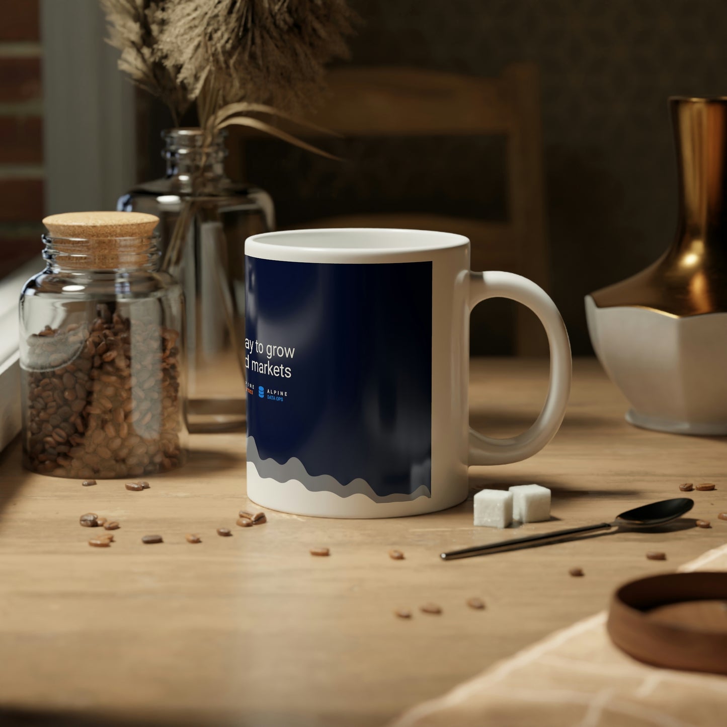 Alpine IQ Navy Coffee Mug