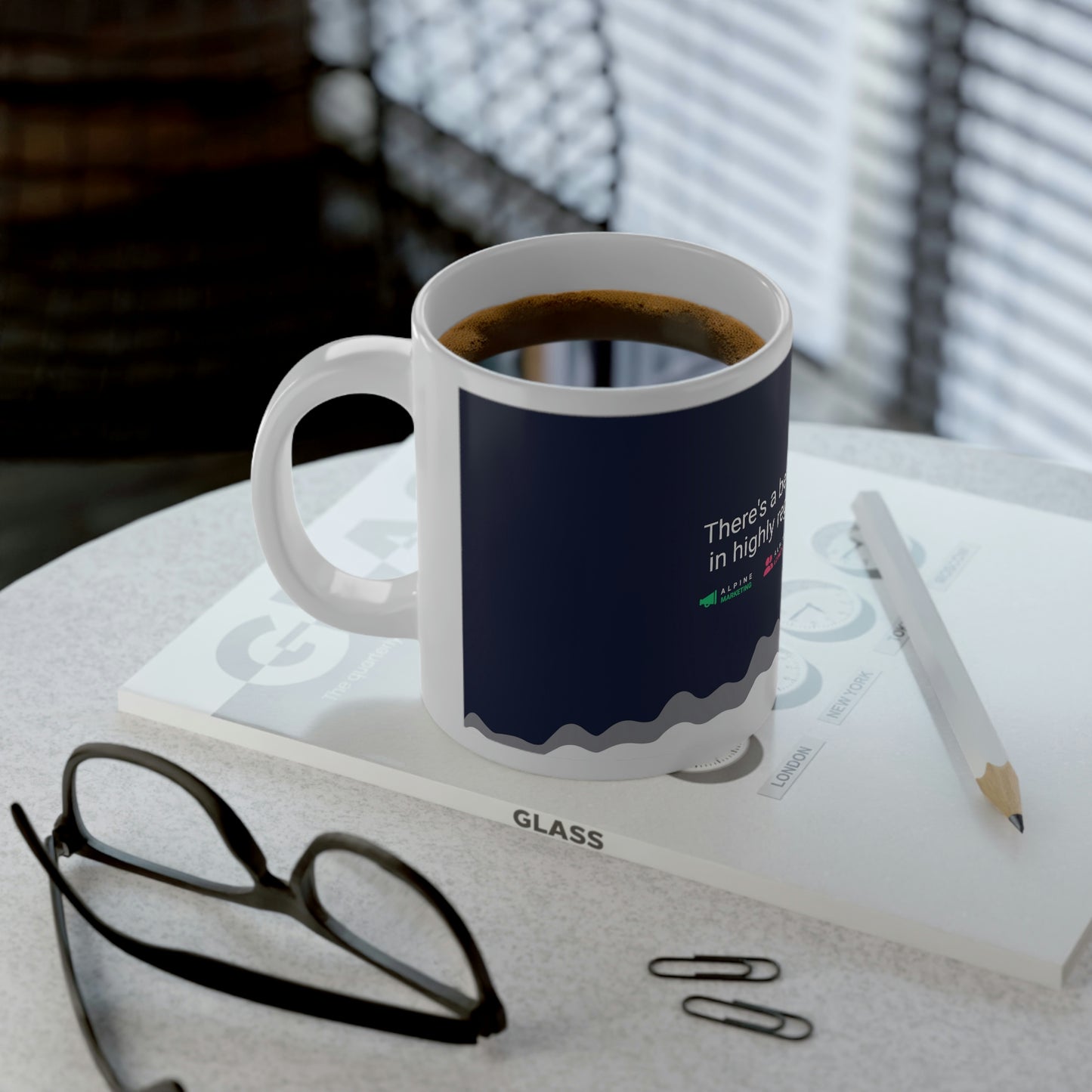 Alpine IQ Navy Coffee Mug