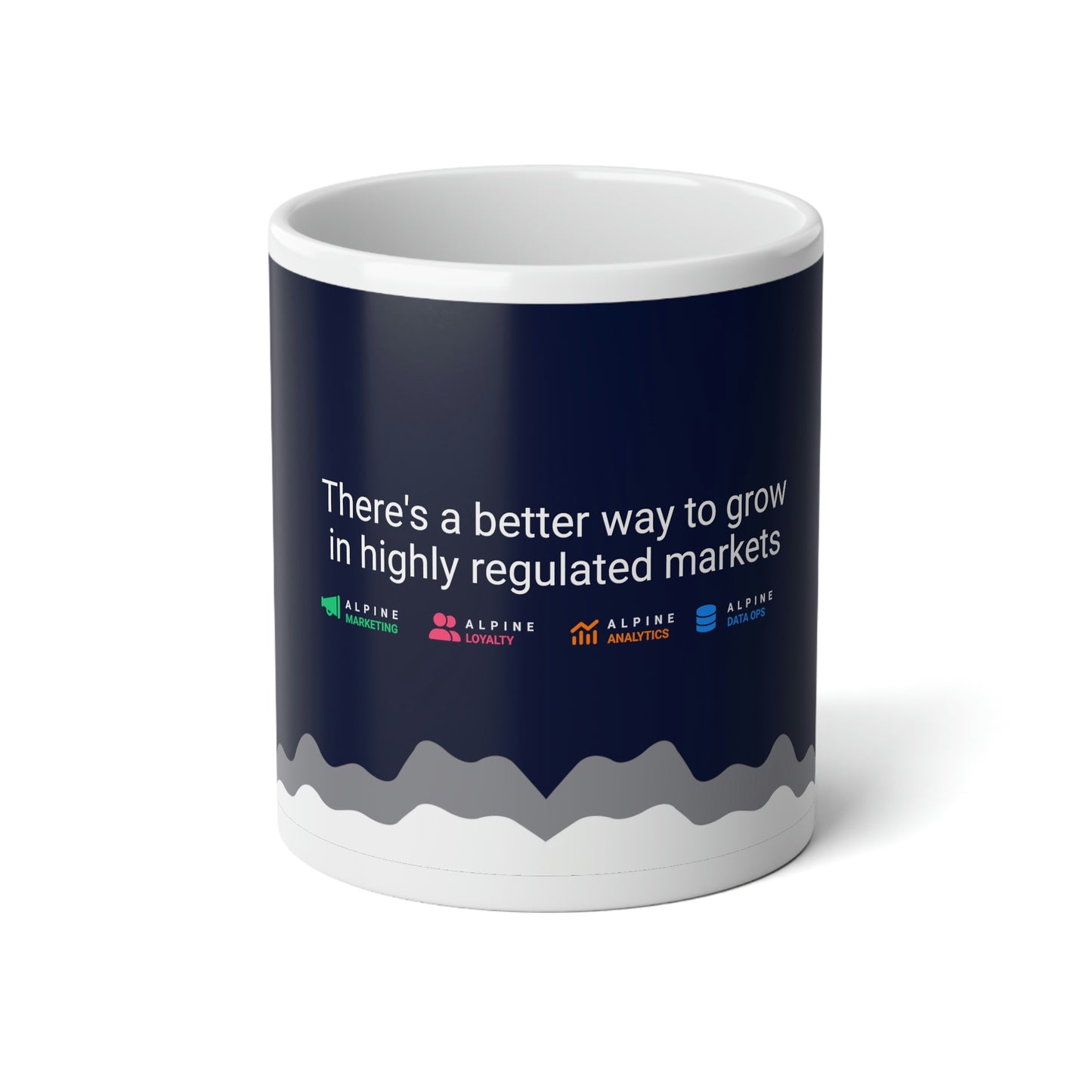 Alpine IQ Navy Coffee Mug