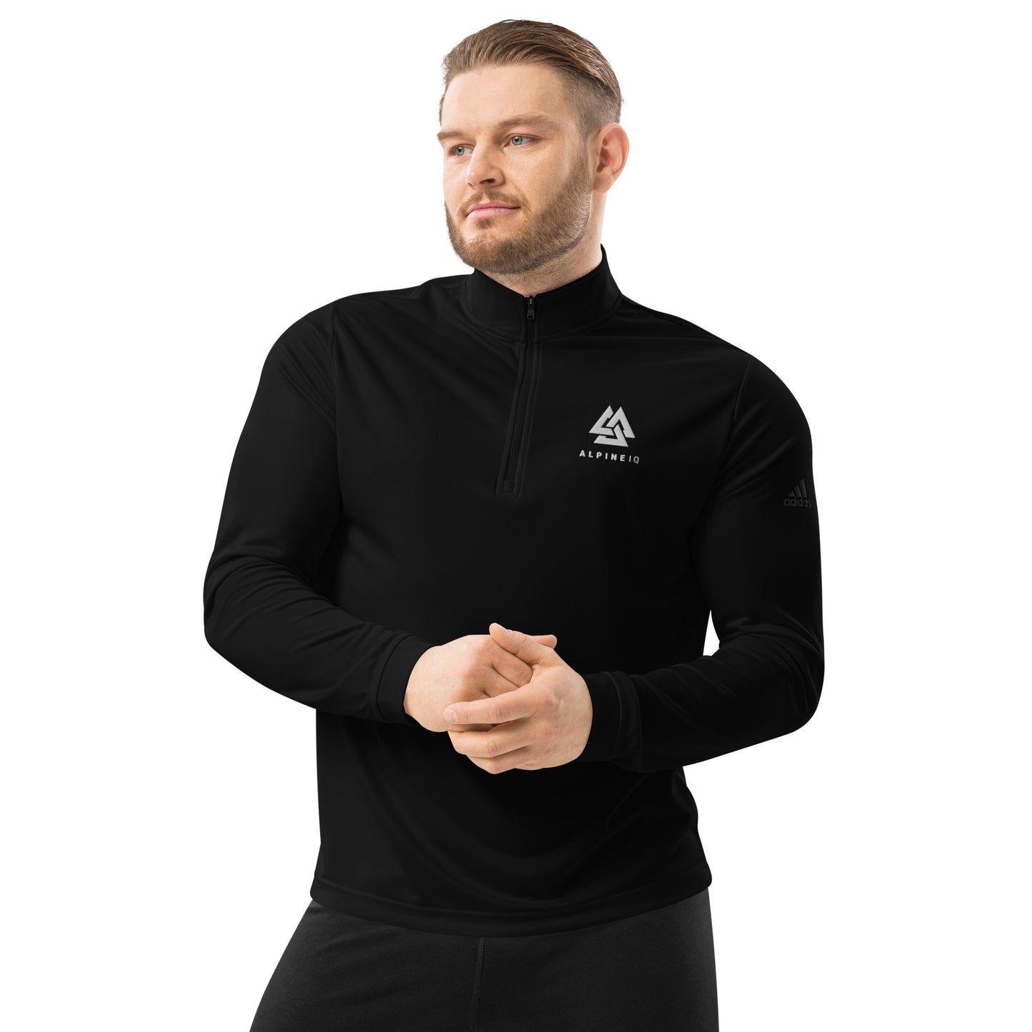 Alpine IQ Mens Addidas Quarter zip pullover