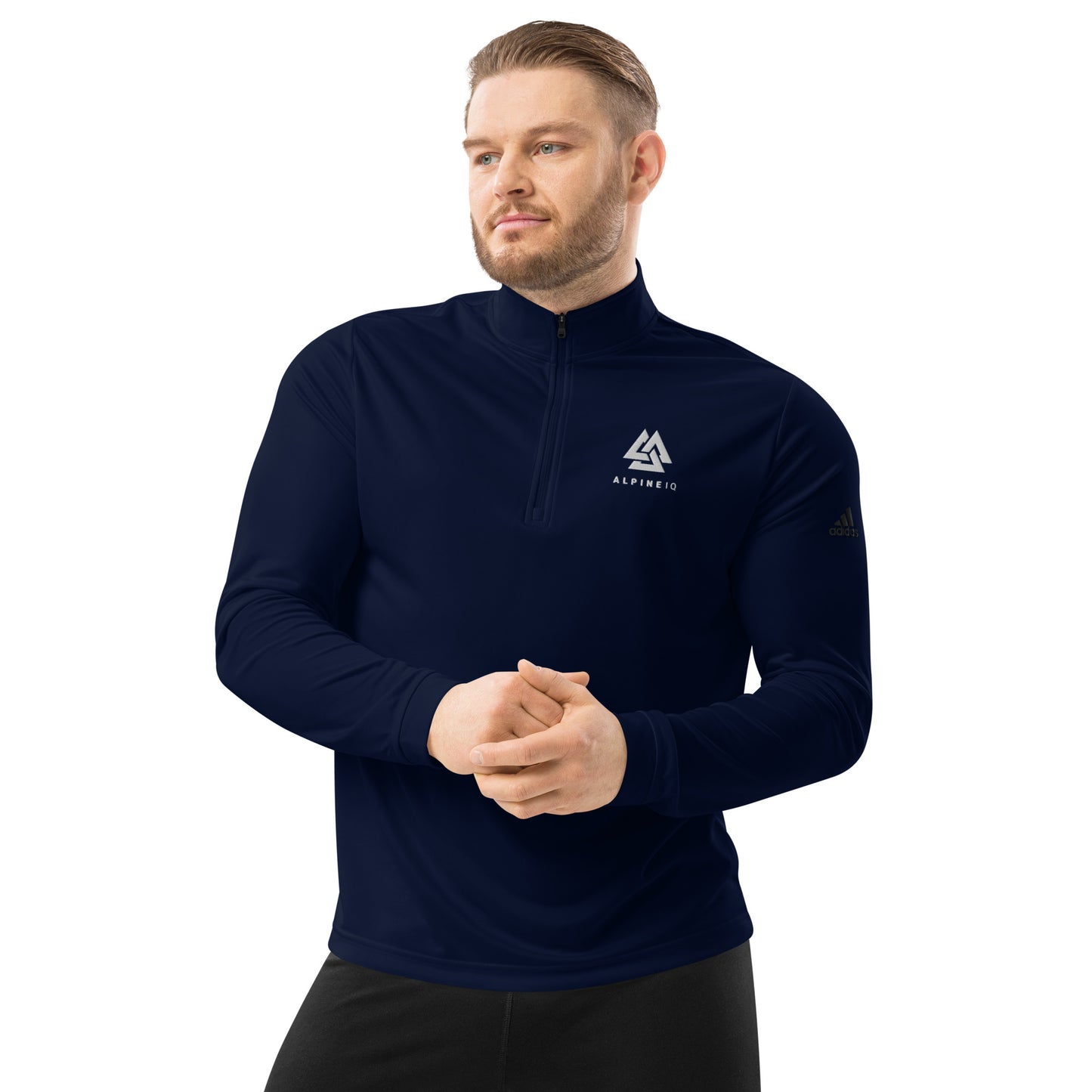 Alpine IQ Mens Addidas Quarter zip pullover