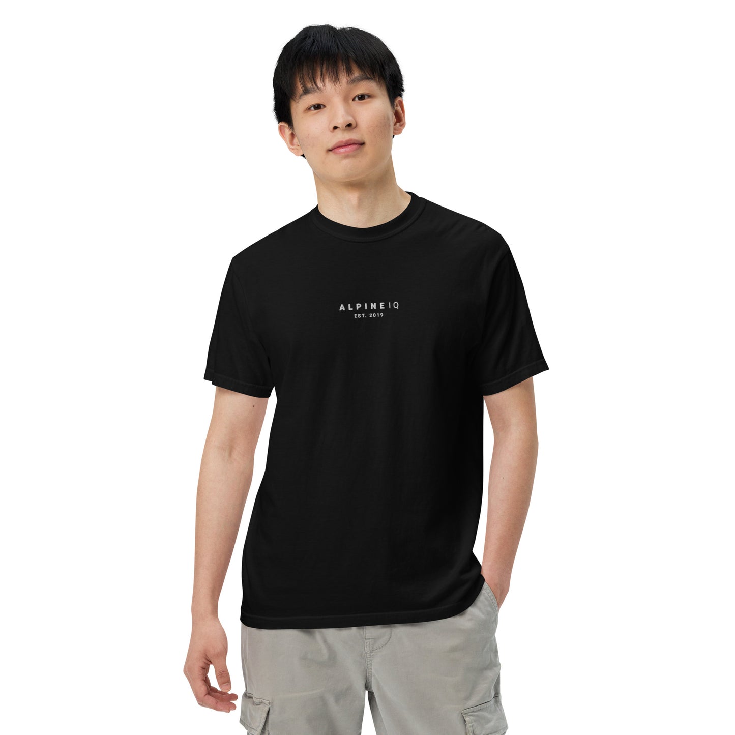 Alpine IQ Embroidered T-Shirt - Heavy Weight