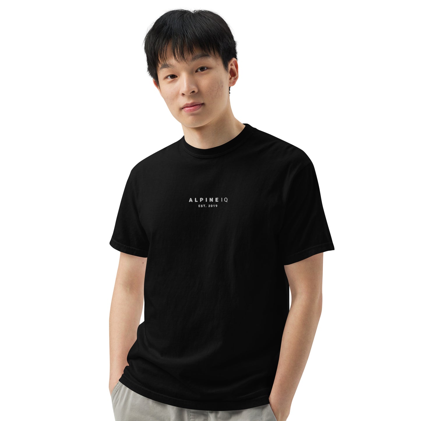 Alpine IQ Embroidered T-Shirt - Heavy Weight