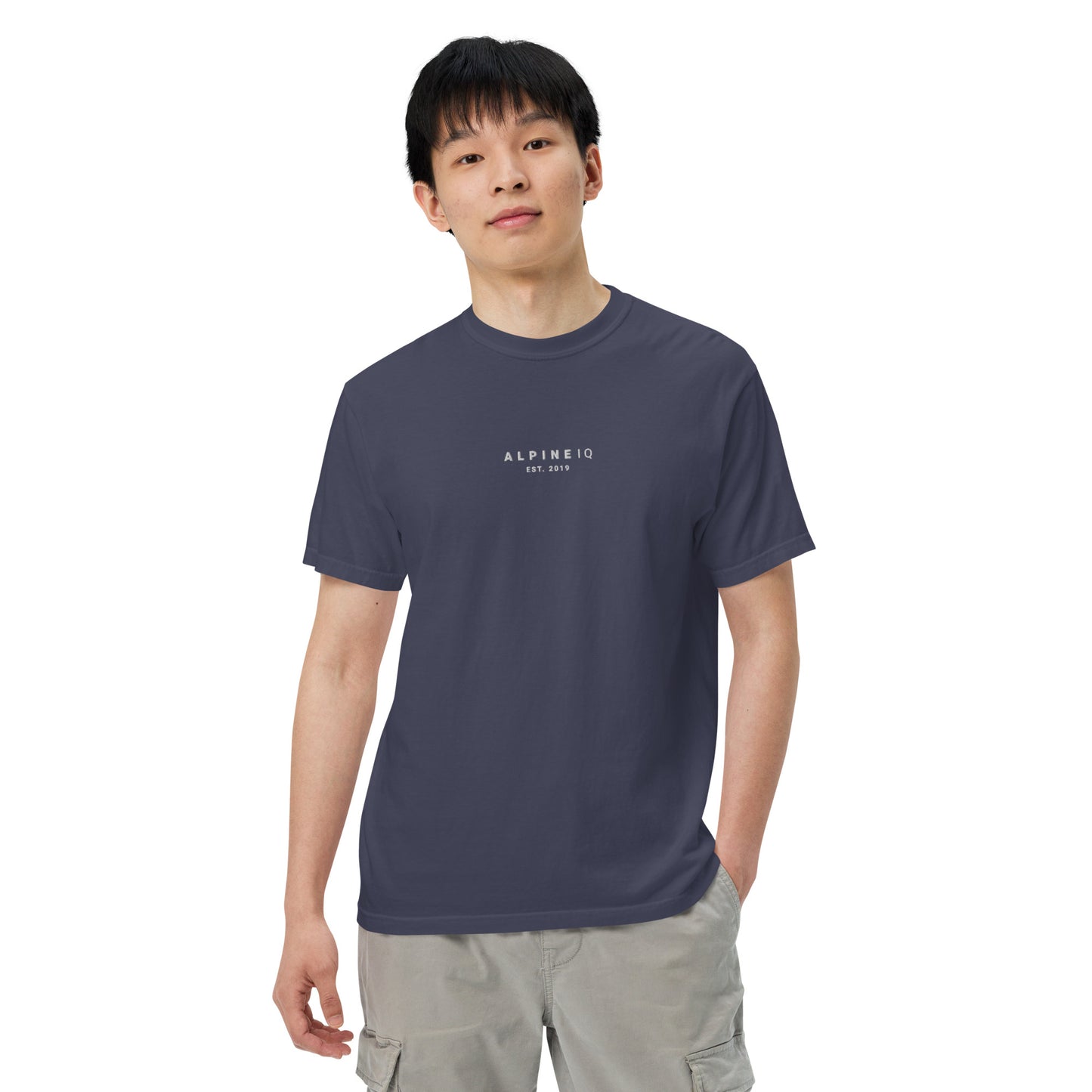 Alpine IQ Embroidered T-Shirt - Heavy Weight