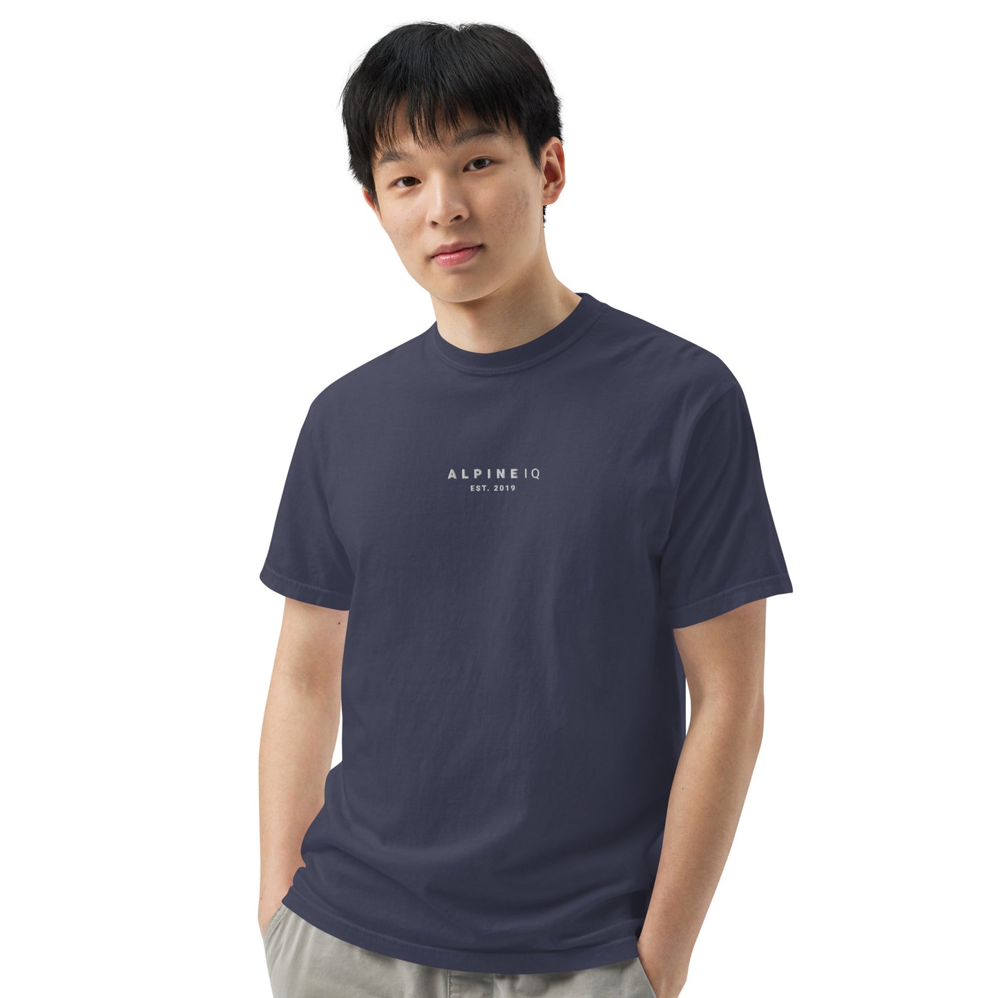 Alpine IQ Embroidered T-Shirt - Heavy Weight