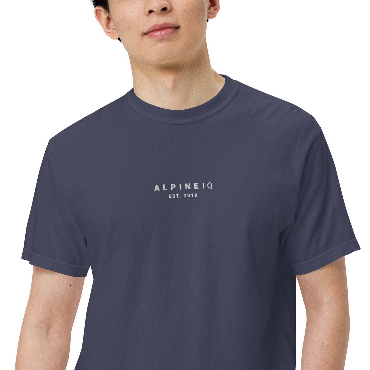 Alpine IQ Embroidered T-Shirt - Heavy Weight