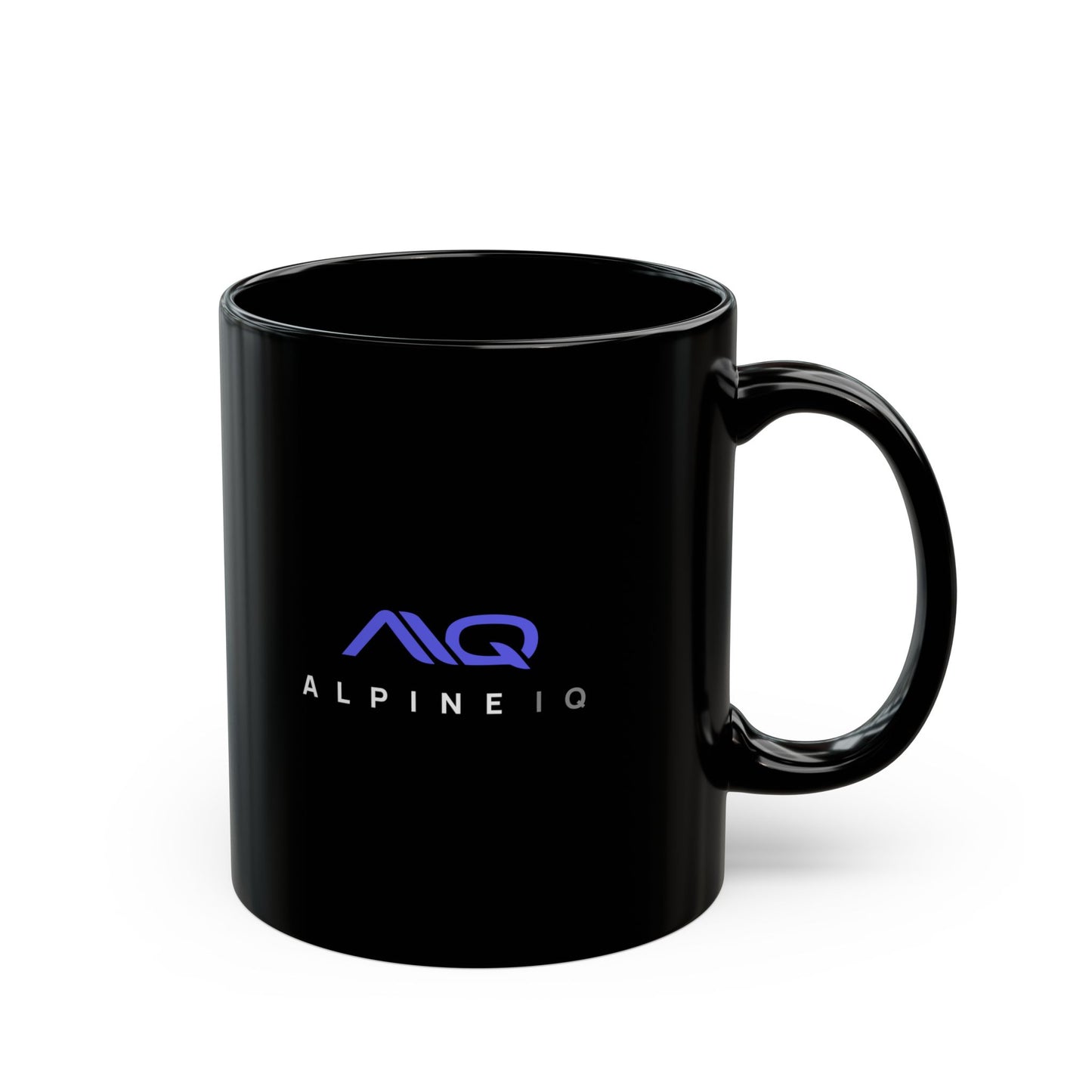 AIQ Logo 2024 Black Coffee Mug