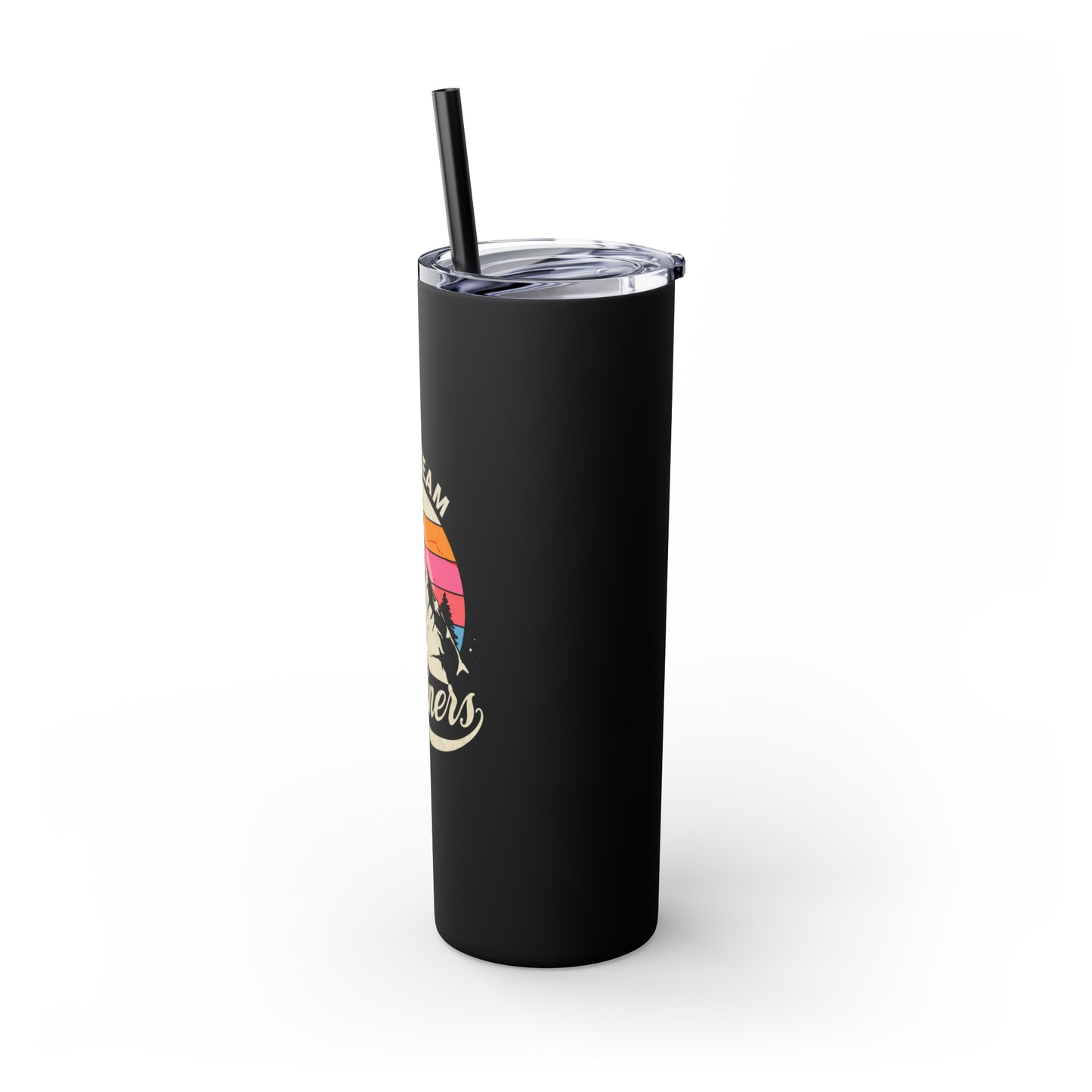 3K team collection - Skinny Tumbler with Straw
