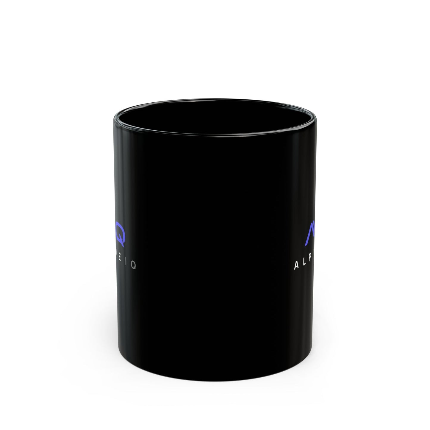 AIQ Logo 2024 Black Coffee Mug