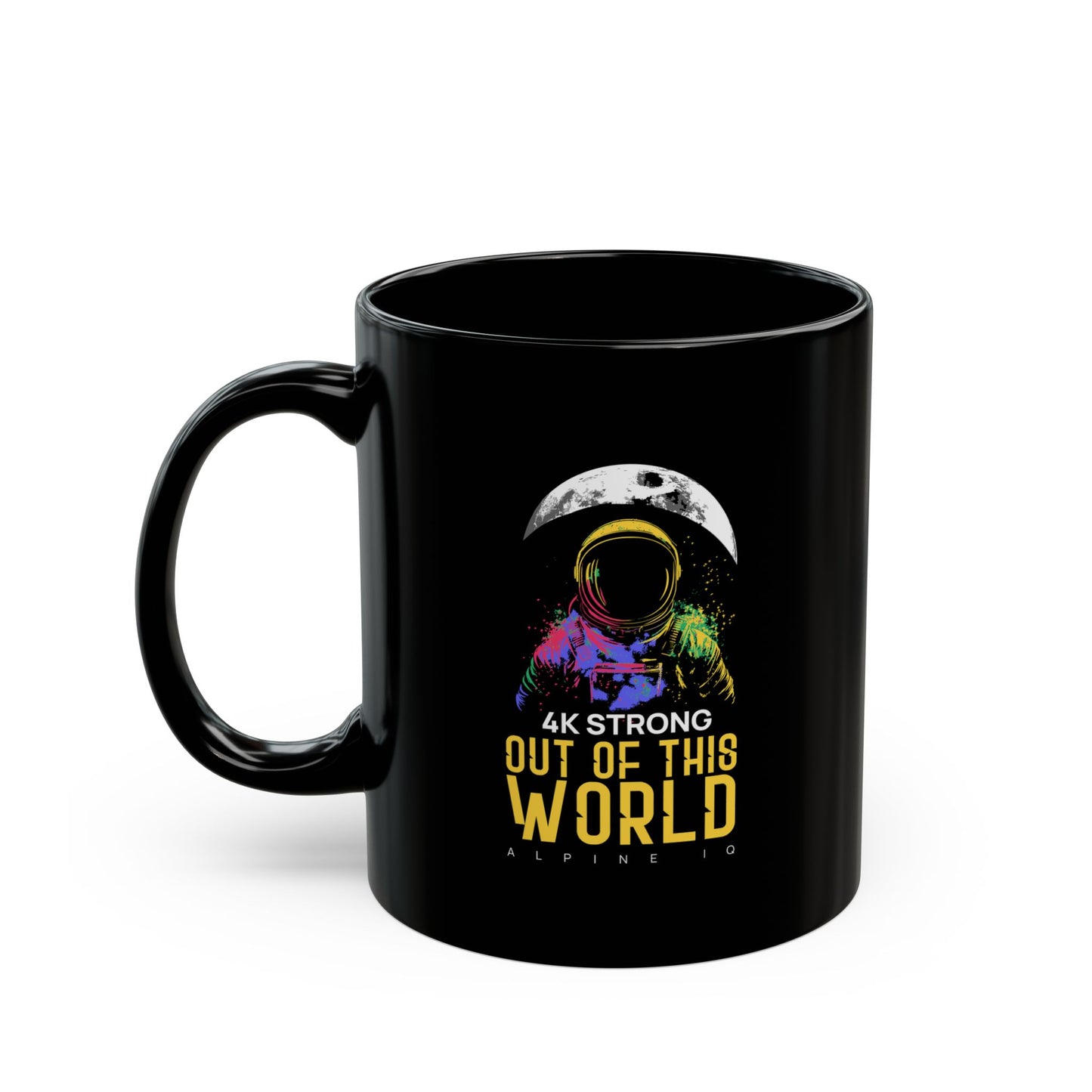 4K Team Collection - Out of This World Black Coffee Mug