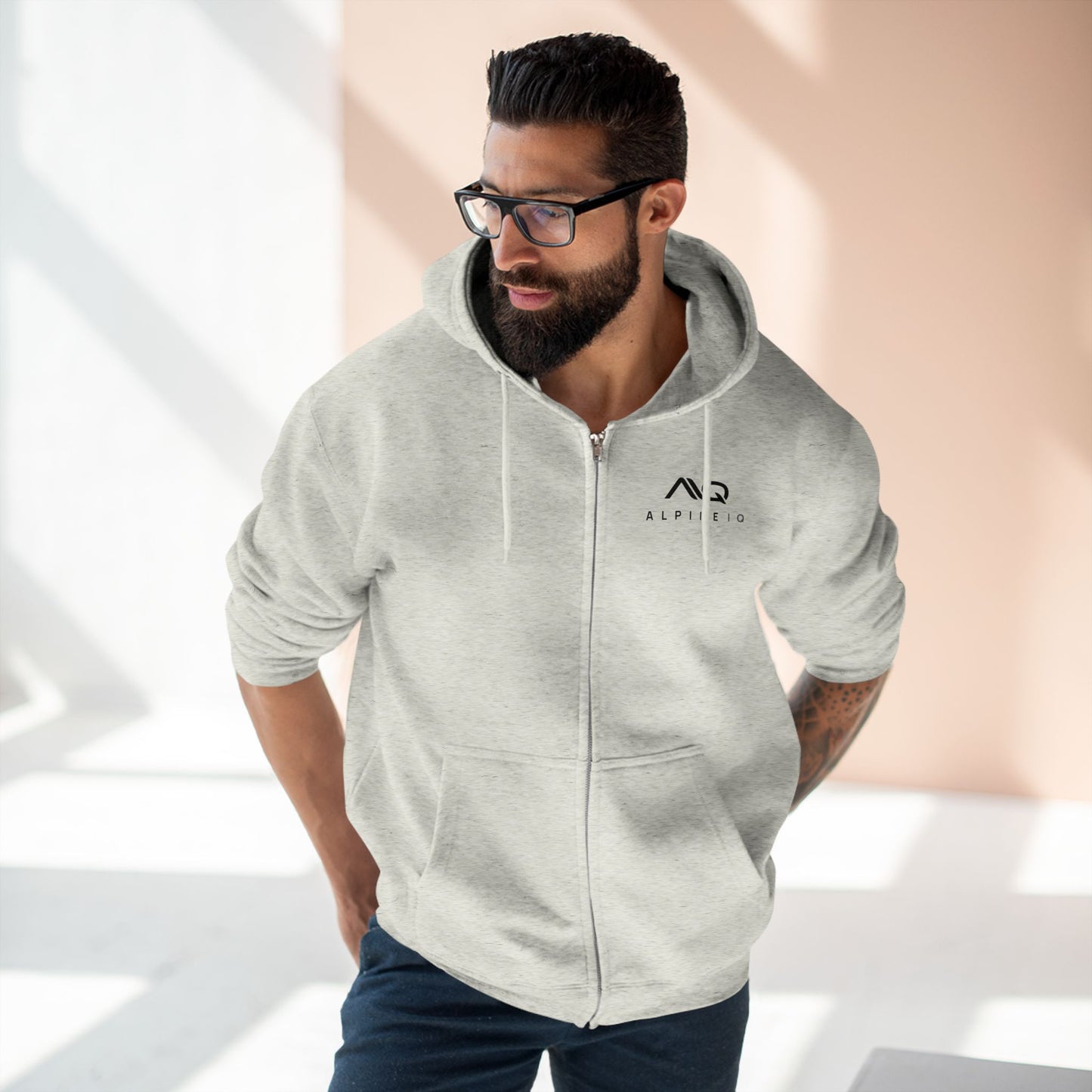 AIQ Logo 2024 Premium Full Zip Hoodie