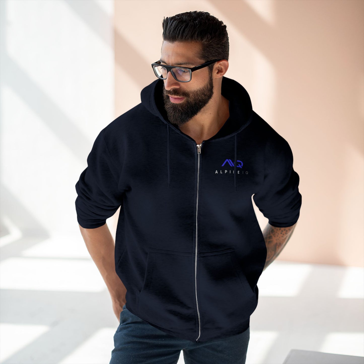 AIQ Logo 2024 Premium Full Zip Hoodie