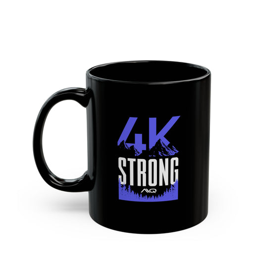 4K Team Collection Black Coffee Mug