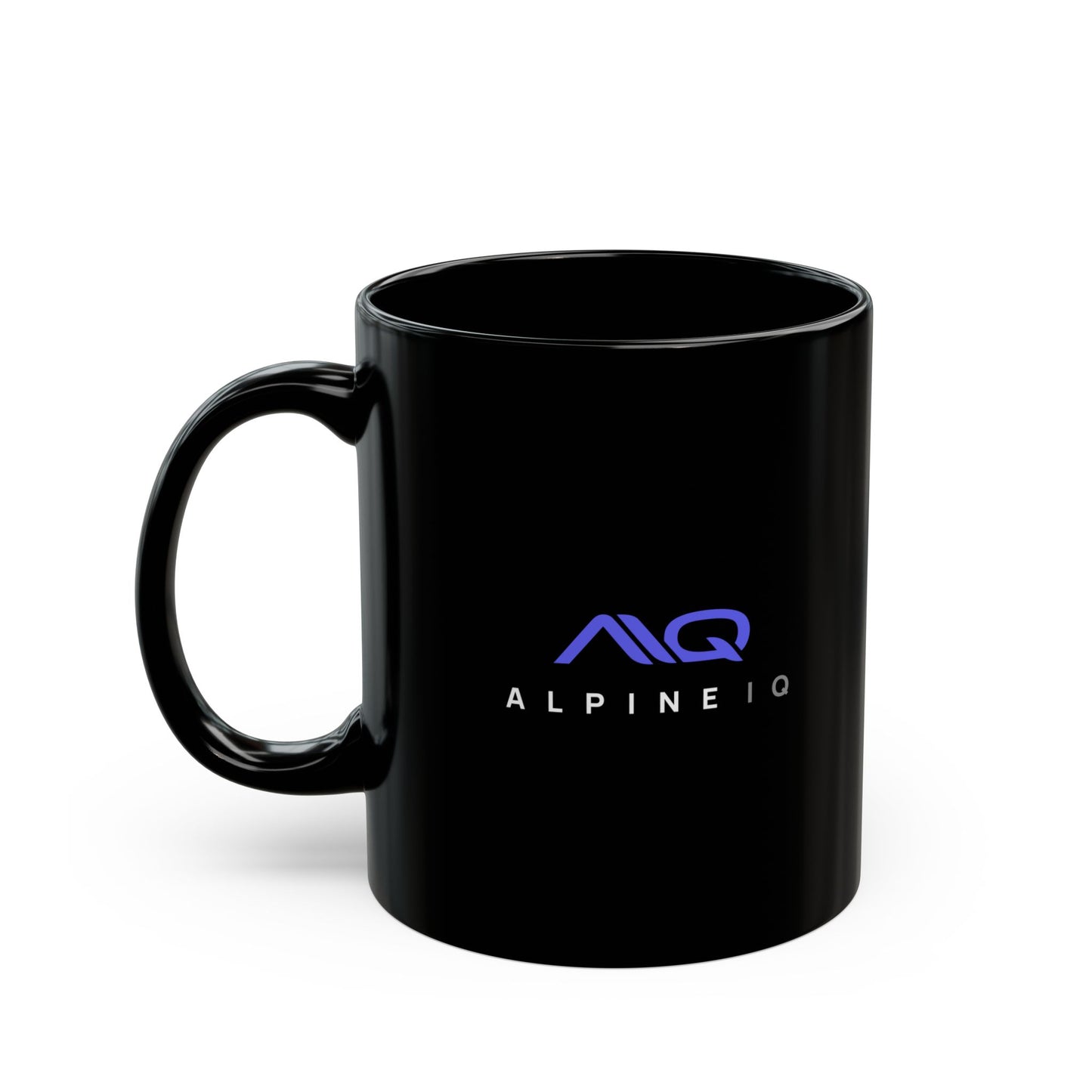 AIQ Logo 2024 Black Coffee Mug