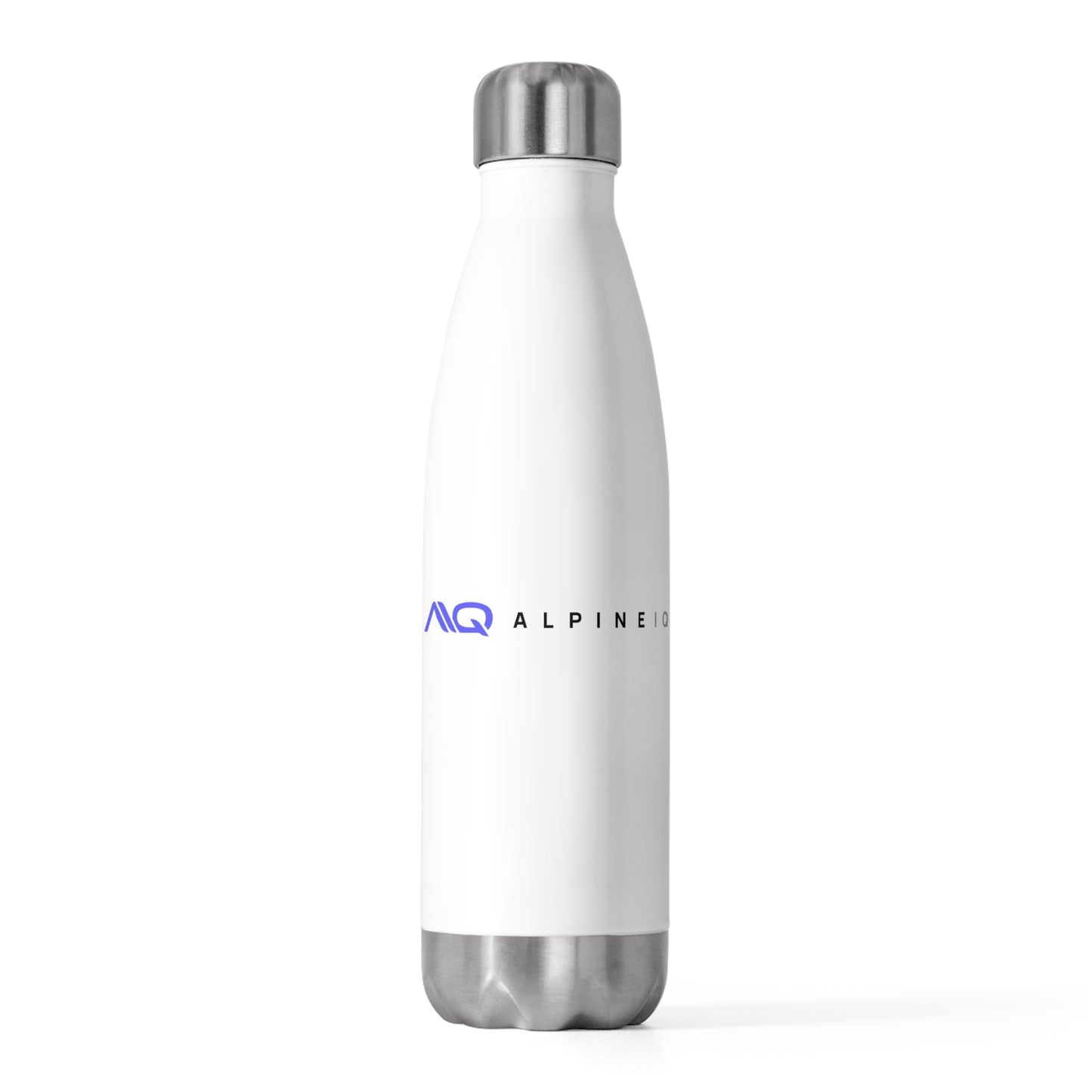 AIQ Logo 2024 White Insulated Bottle