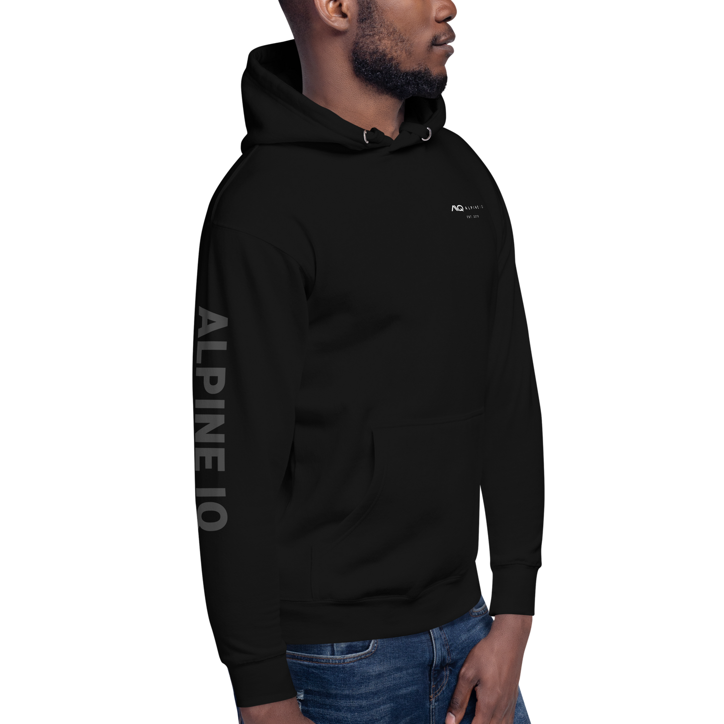 AIQ Logo 2024 Sleeve Print Hoodie