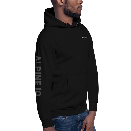 AIQ Logo 2024 Sleeve Print Hoodie