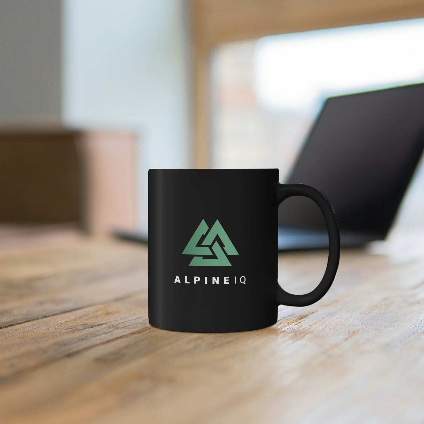 Alpine IQ Original Black Coffee Mug