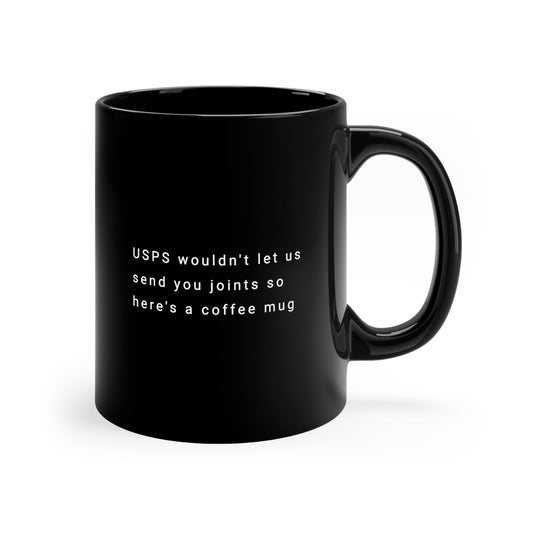 Alpine IQ Black Coffee Mug with Quote
