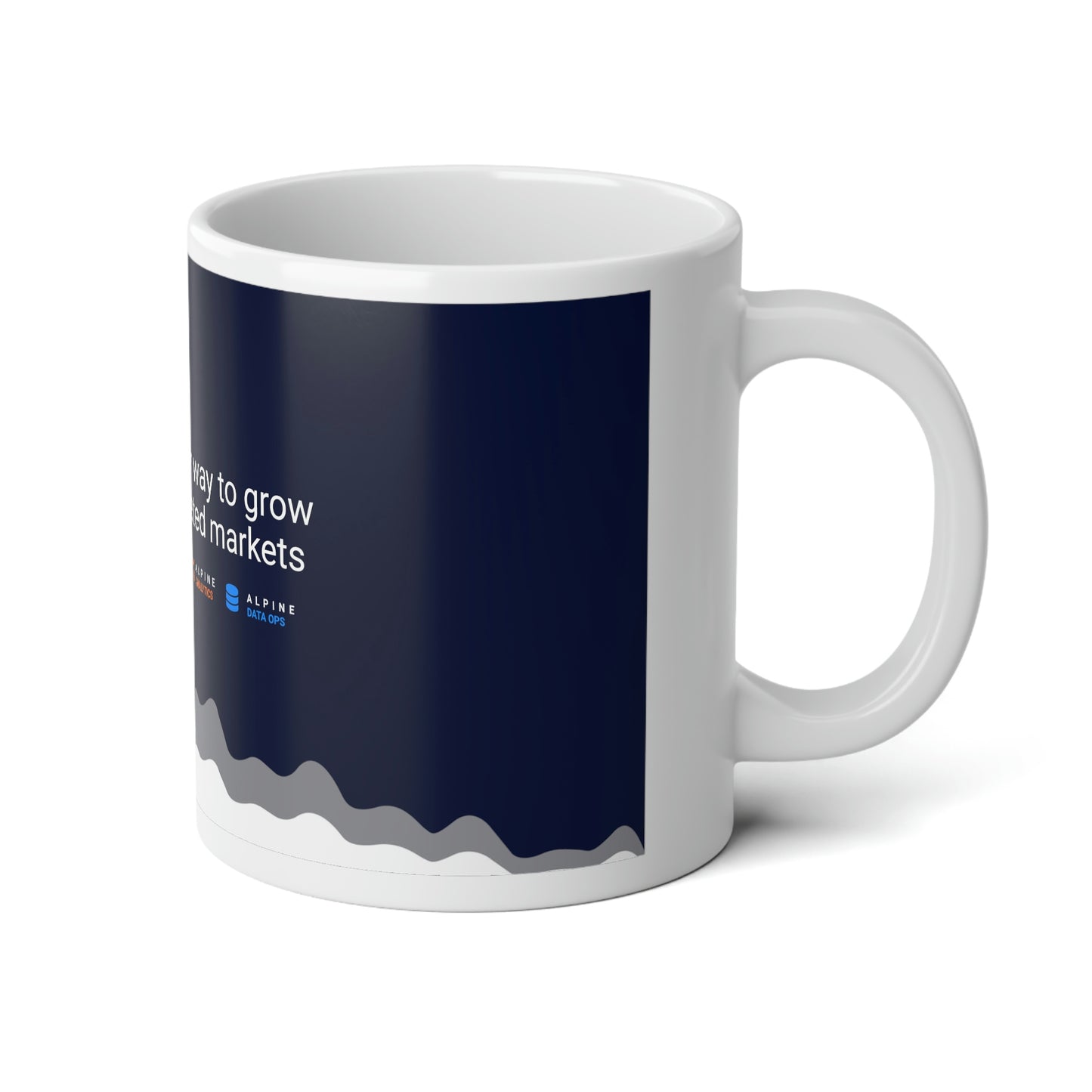 Alpine IQ Navy Coffee Mug